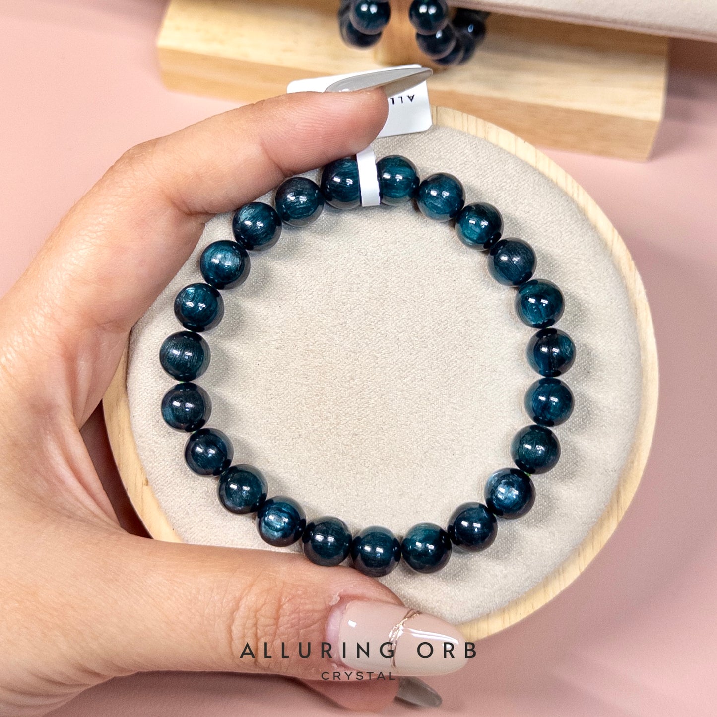 Premium Devil Blue Kyanite Crystal Bracelet 蓝晶石