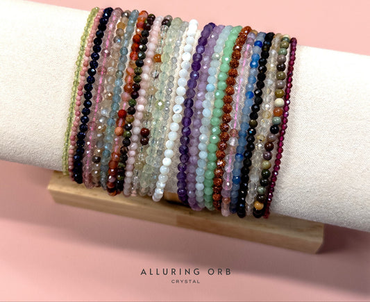 Dainty Crystal Stacker Bracelet