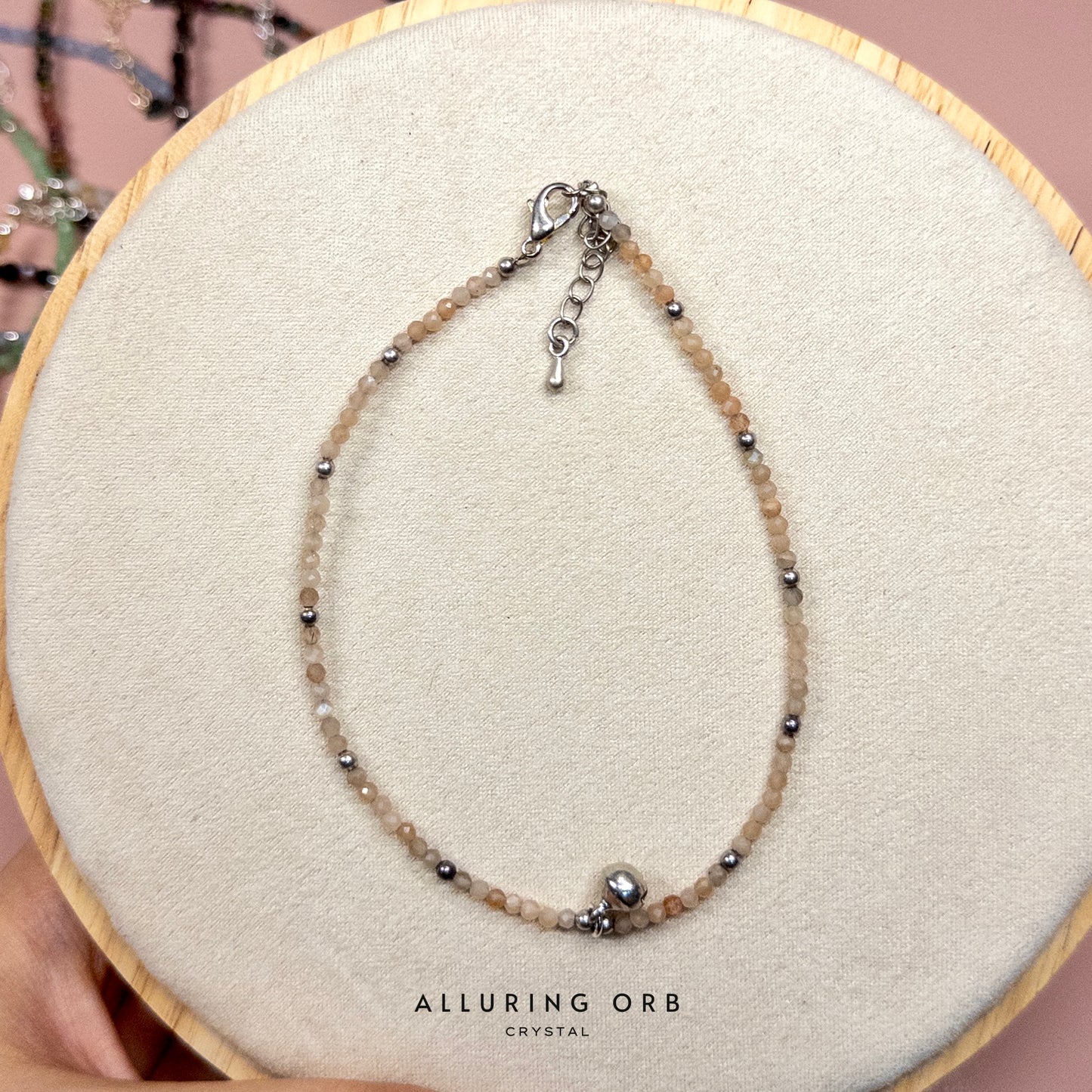 Dainty Crystal Anklet