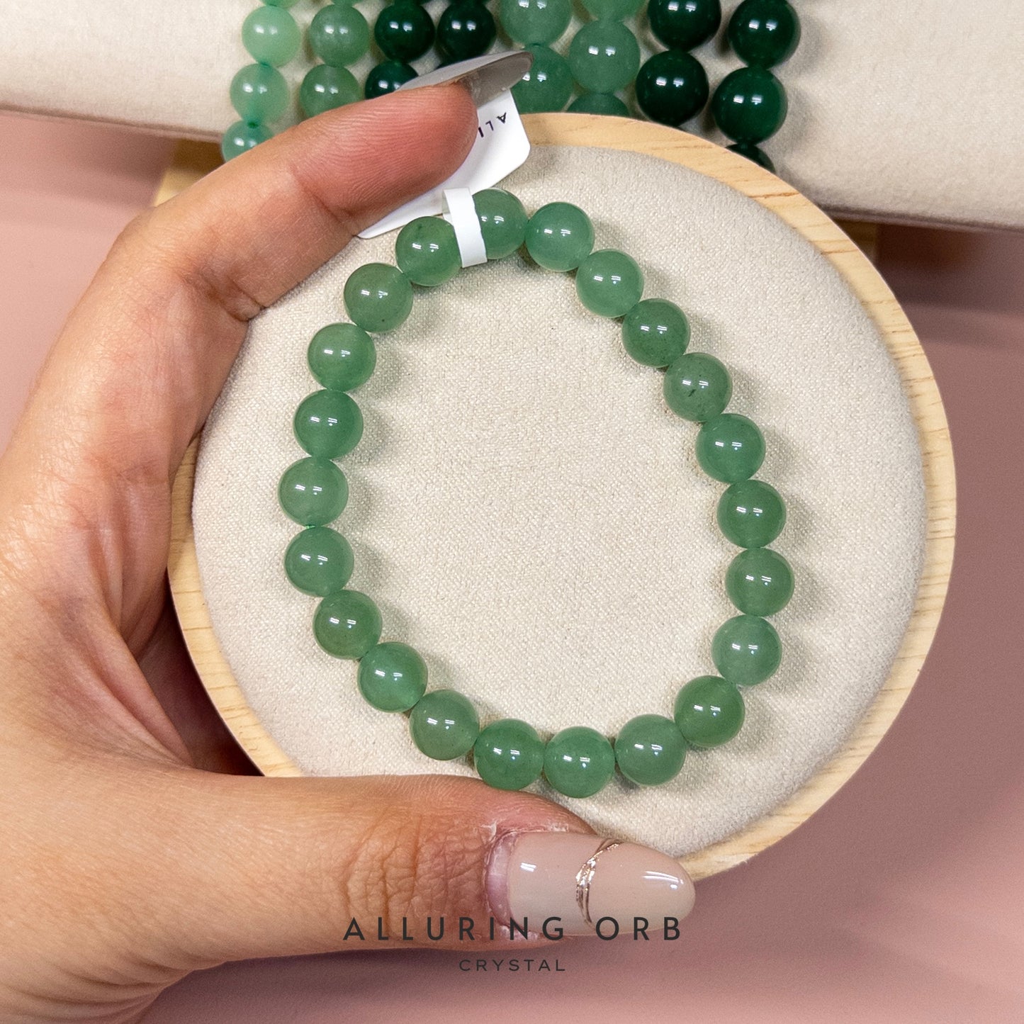 Green Aventurine Crystal Beads Bracelet 东陵玉