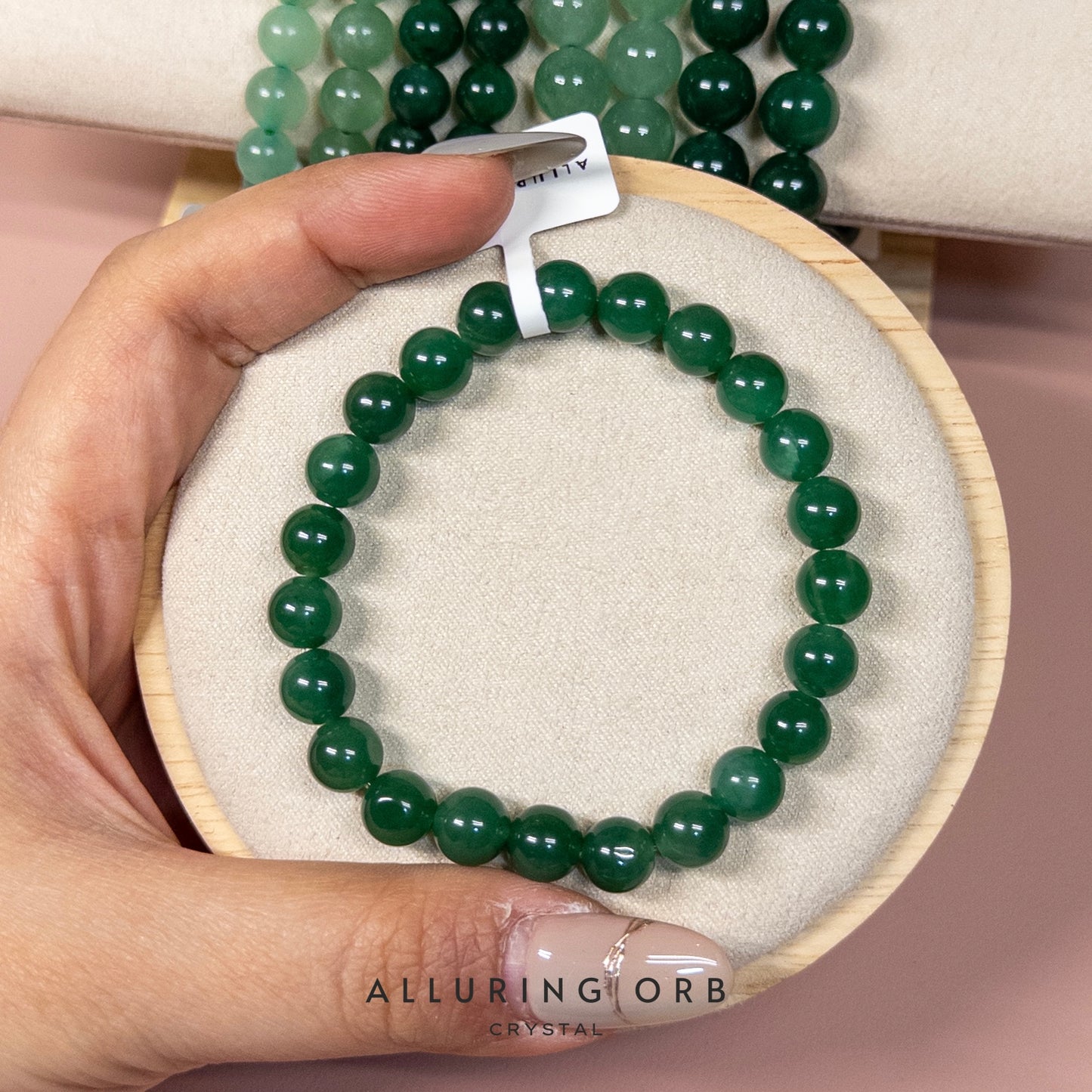 Green Aventurine Crystal Beads Bracelet 东陵玉