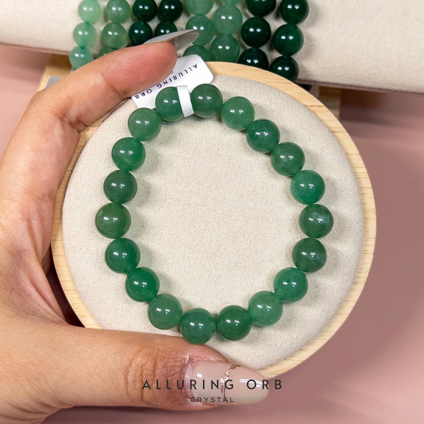 Green Aventurine Crystal Beads Bracelet 东陵玉