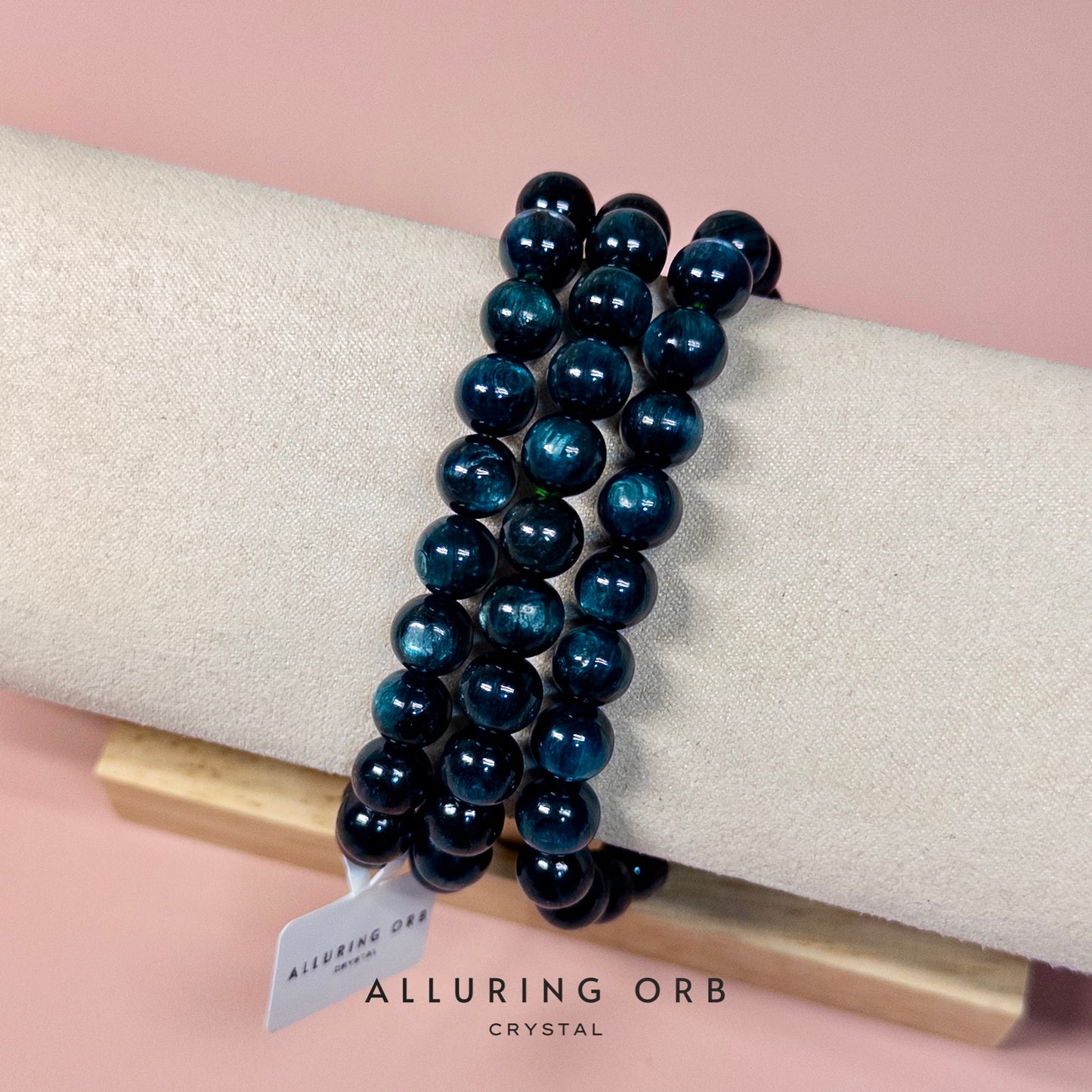 Premium Devil Blue Kyanite Crystal Bracelet 蓝晶石