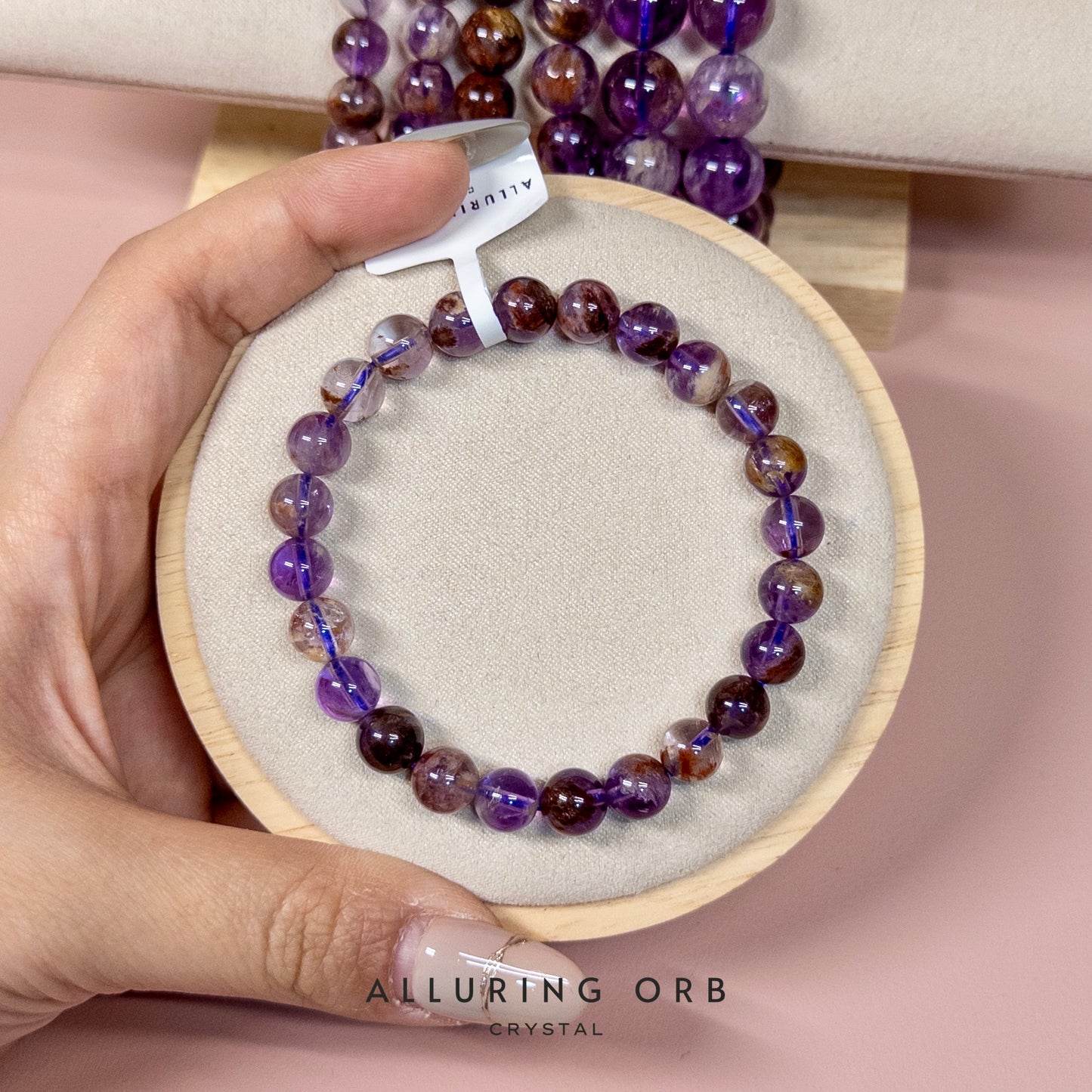 Purple Phantom / Amethyst Phantom Crystal Bracelets 紫幽灵