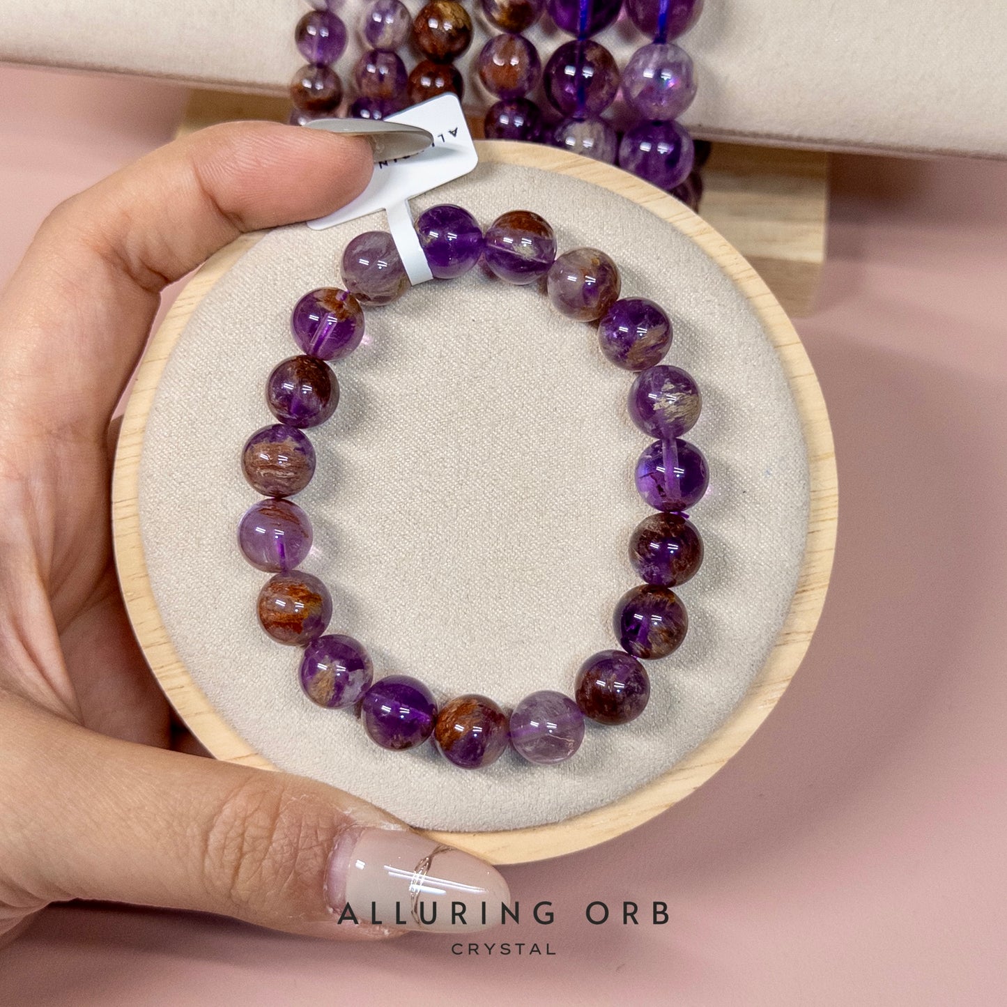 Purple Phantom / Amethyst Phantom Crystal Bracelets 紫幽灵