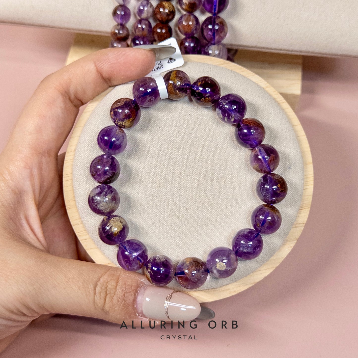 Purple Phantom / Amethyst Phantom Crystal Bracelets 紫幽灵