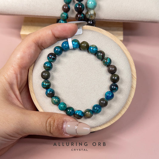 Chrysocolla Crystal Bracelet 凤凰松