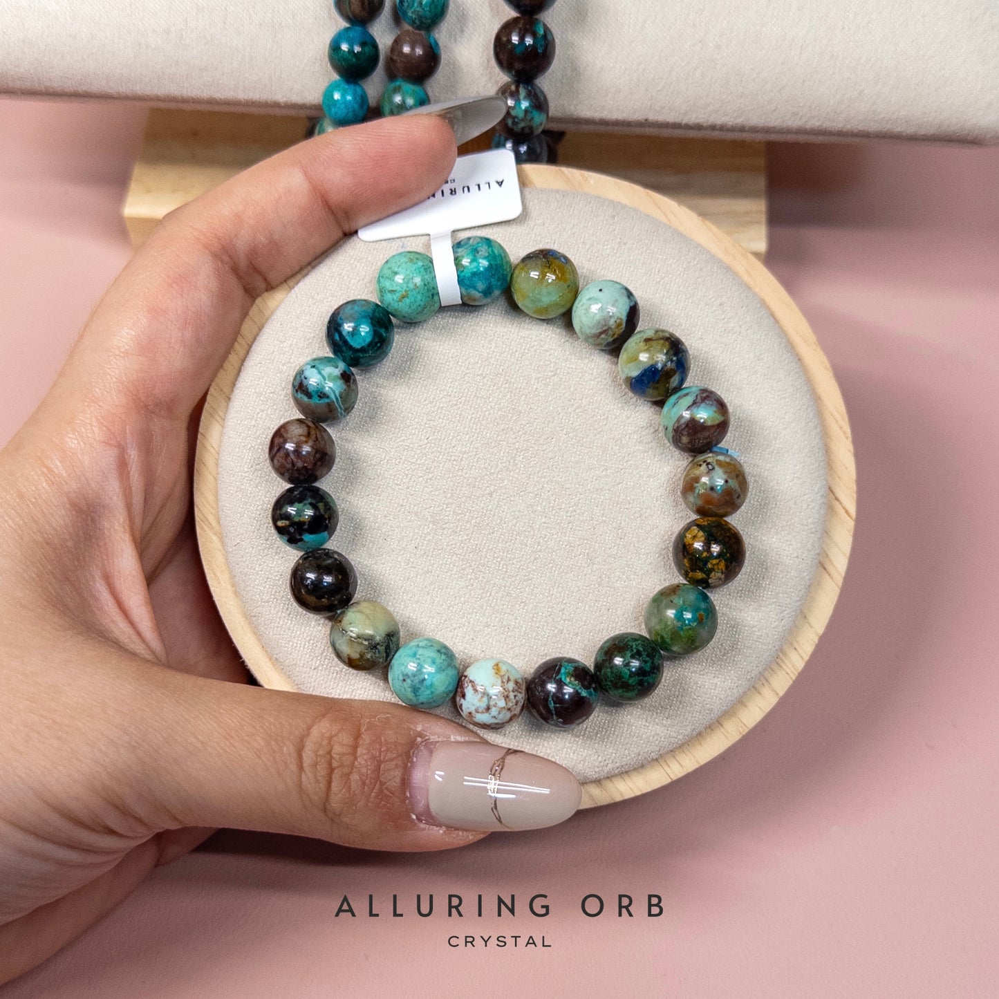 Chrysocolla Crystal Bracelet 凤凰松