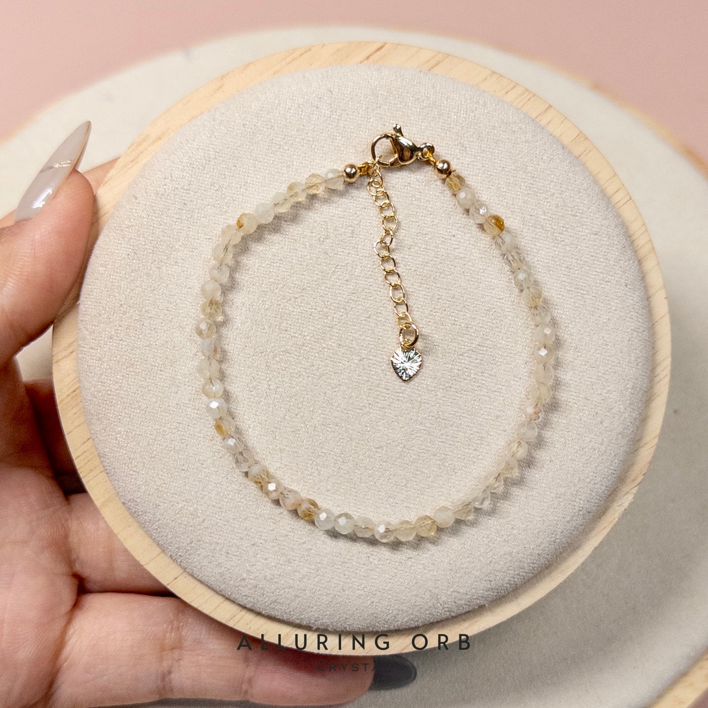 Dainty Crystal Stacker Bracelet