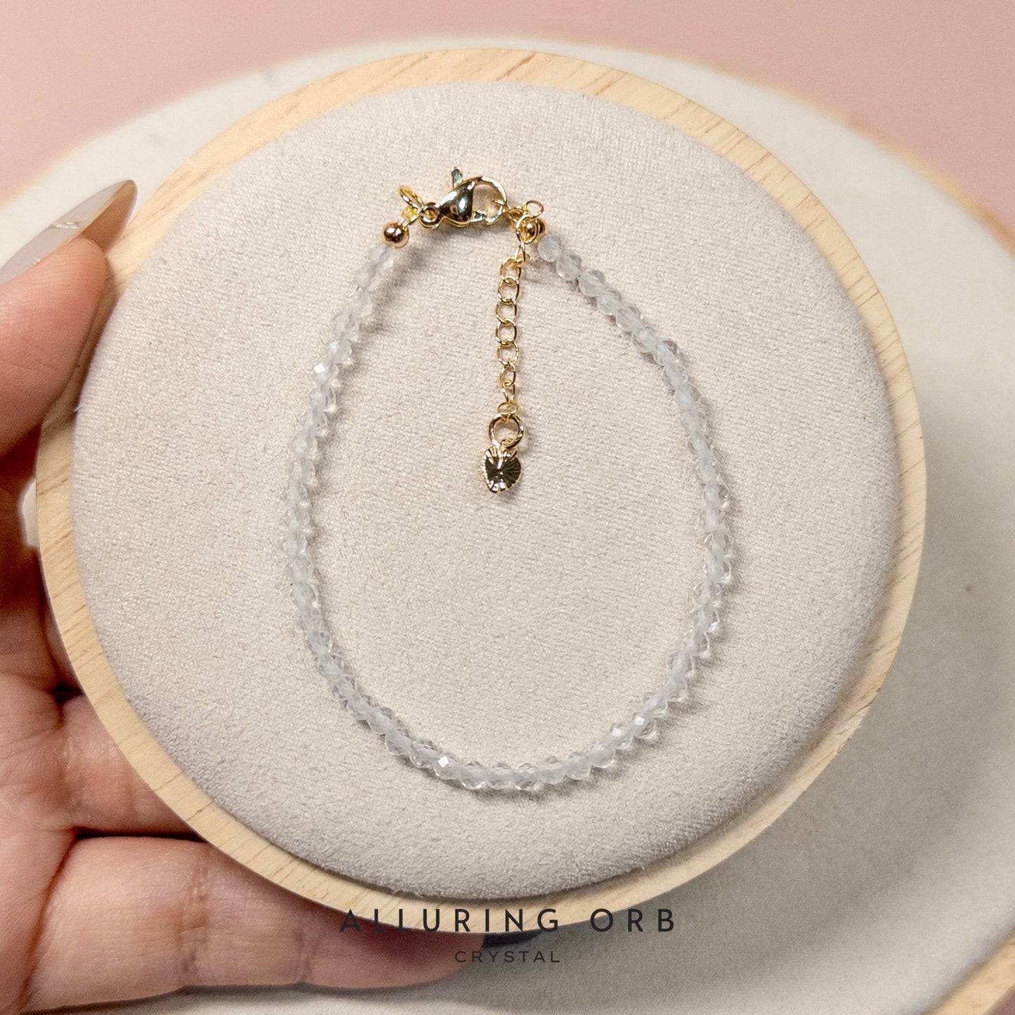 Dainty Crystal Stacker Bracelet