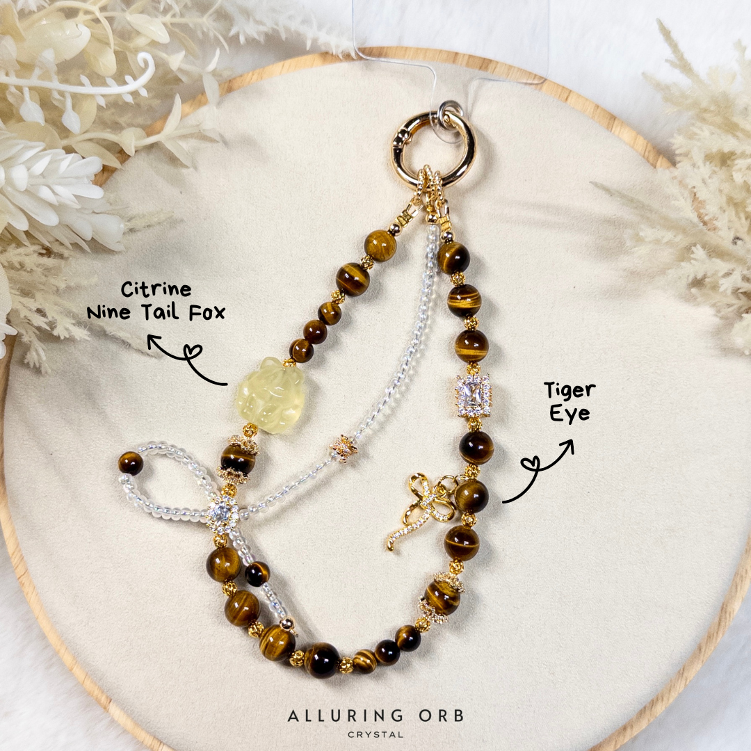 Alluring Felicis Crystal Phone Charm